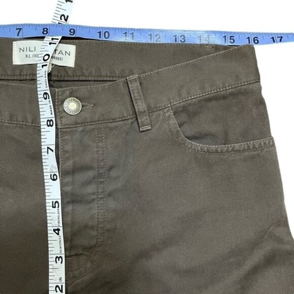 Nili Lotan Boyfriend Pant in Mocha Women Size 6 - Picture 5 of 8